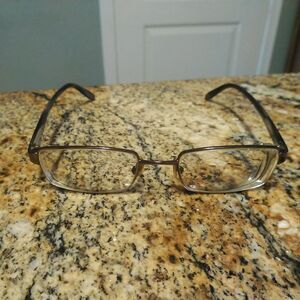 Joseph Abboud JA 175 Log Cabin 53-20-145 Mens Metal Rectangle Eyeglasses Frames